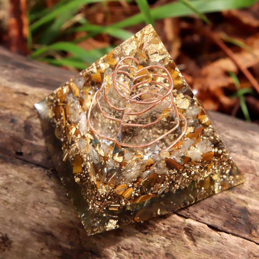 Miniature : Orgonite abondance, confiance en soi et protection