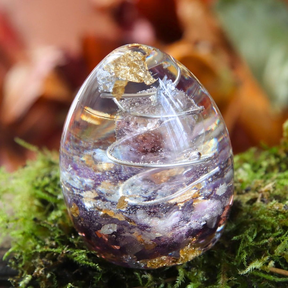 Miniature : Orgonite d'améthystes
