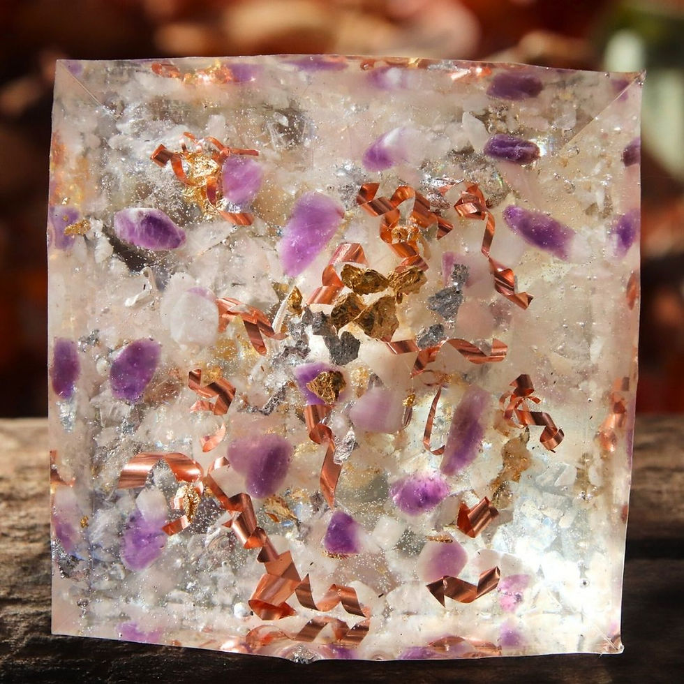 Miniature : Orgonite améthystes