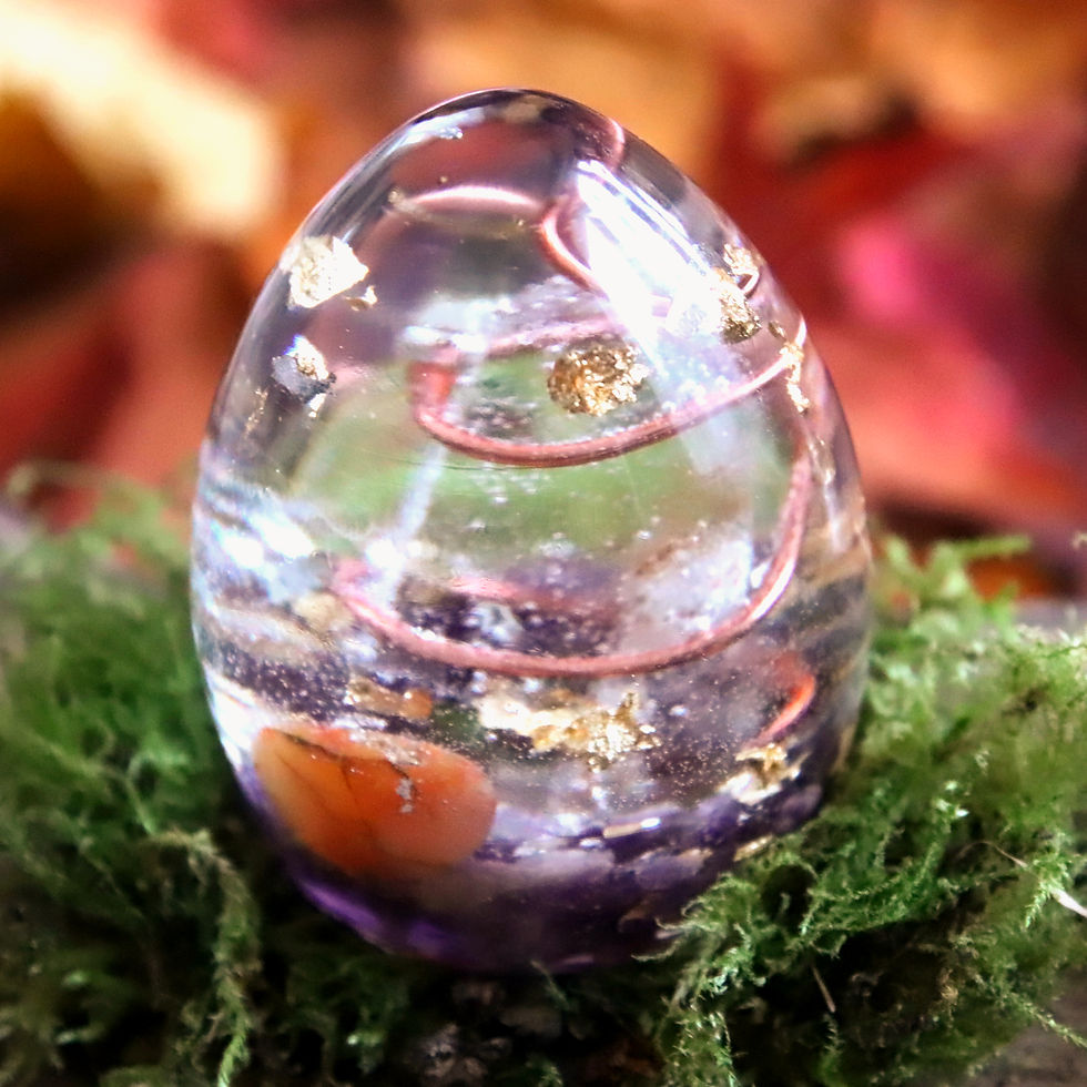 orgonite améthyste cornaline cristal de roche entre ciel & terre