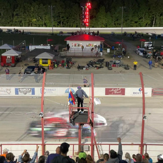 Photo of the .016 difference at the start/finish line