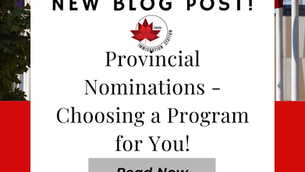 Provincial Nominee Programs