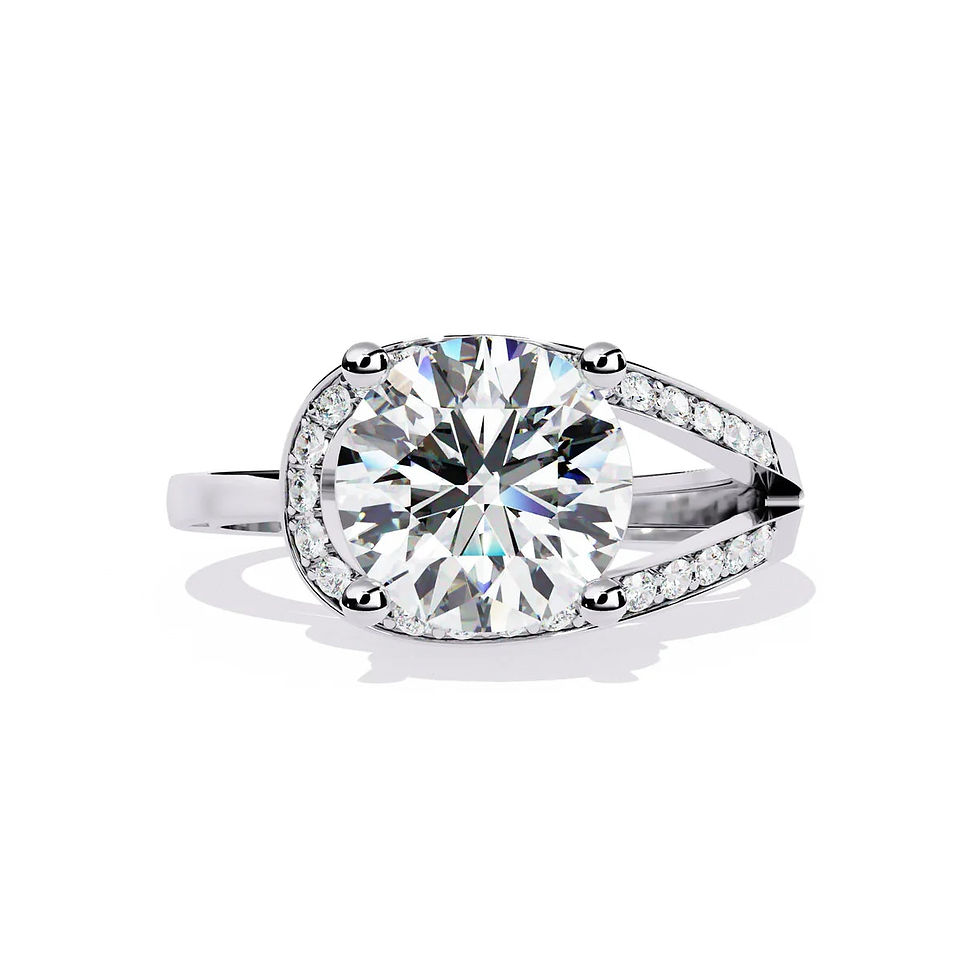 Thumbnail: 3ct Solitaire Anniversary And Engagement Ring