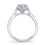 Thumbnail: 2ct Pear Shaped Engagement Ring with Halo and Pave Diamonds