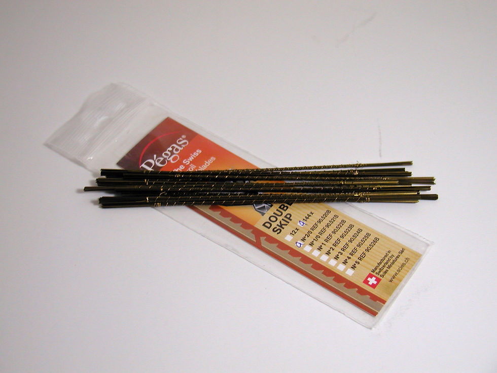 90.533B Pegas 12 Double Skip Blades 12 dozen/pack Pegas scroll saw