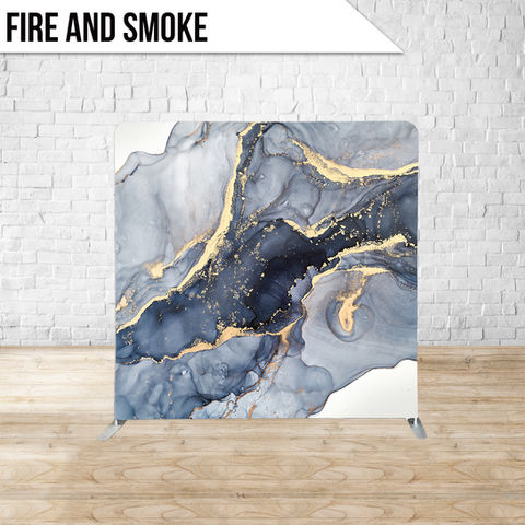 Fire and Smoke photo booth backdrop