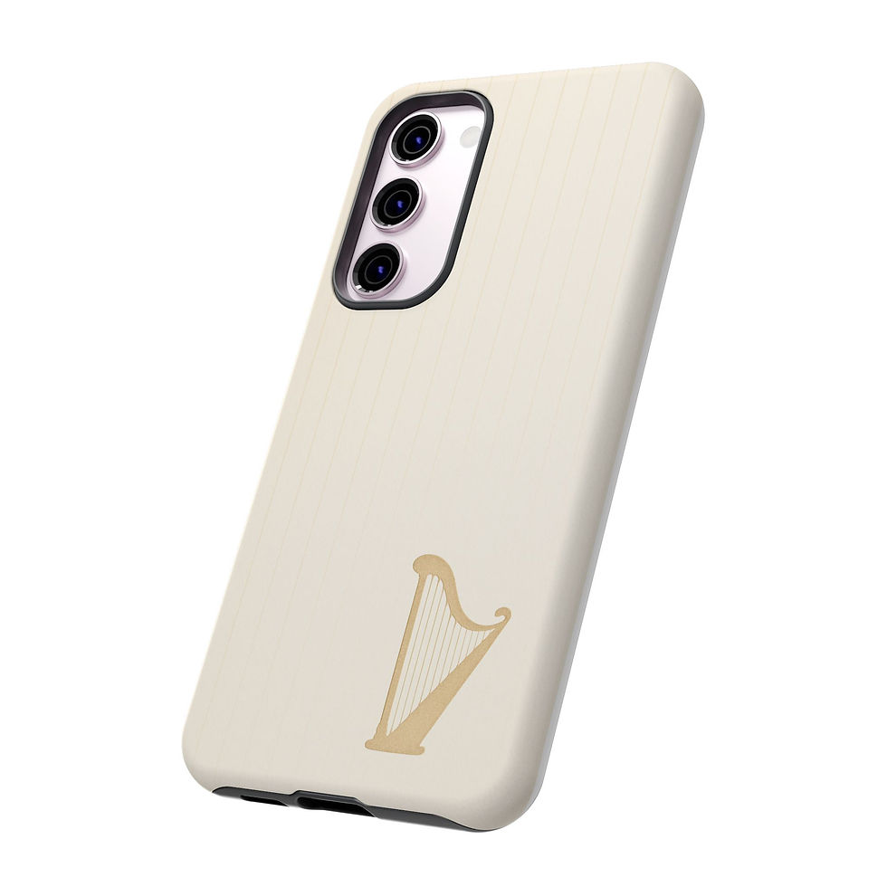 Thumbnail: Gold Harp Strings Phone Case
