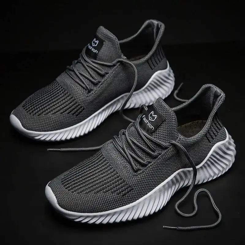 Thumbnail: Men's Sneakers White Casual Running Shoes