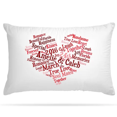 Heart Print Pillow Case ADP Anime Printed Pillowcases Takemi