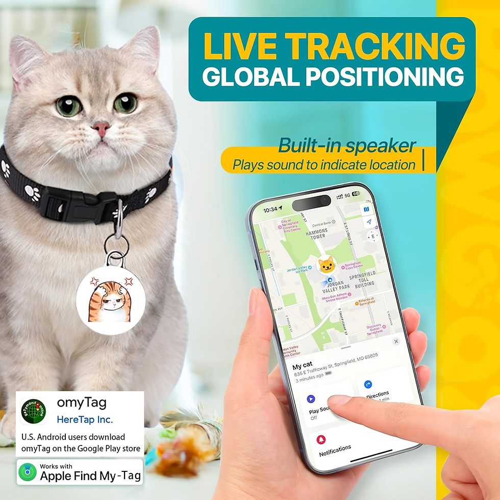 sotfkd GPS Tracker for Cats