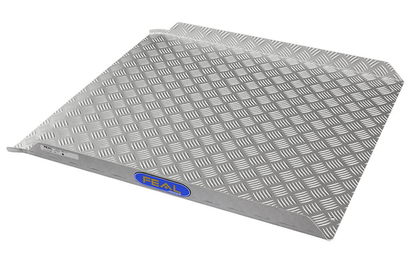 Tröskelramp med avåkningsskydd 10718, 400x750 mm