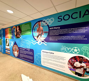 Sandymoor High School PE Wall Graphic