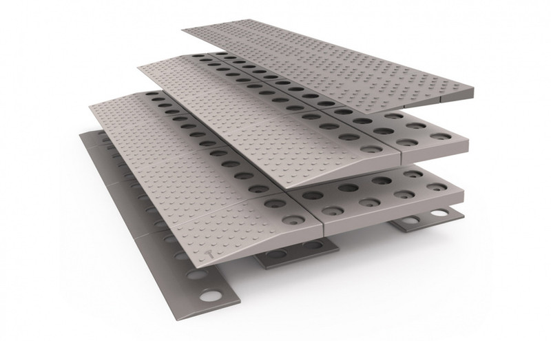 Tröskelramp Plast 10749 iRAMP byggbar 1-2cm