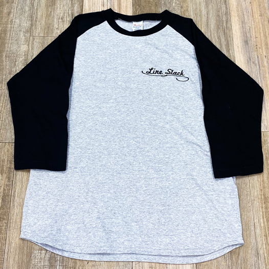 LS×OGU 7分Tシャツ グレー×ブラック M