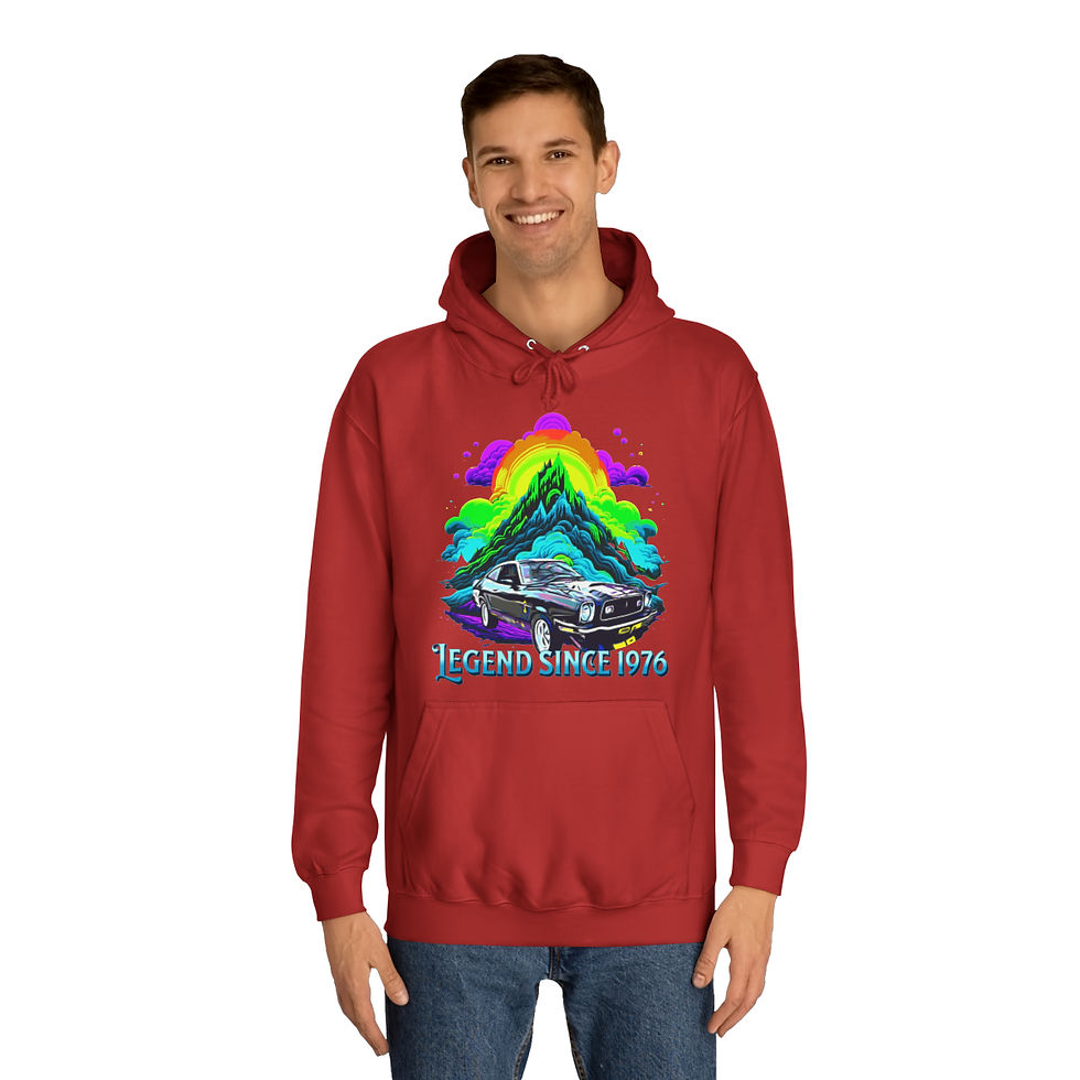 Thumbnail: Legend Since 1976 Unisex College Hoodie