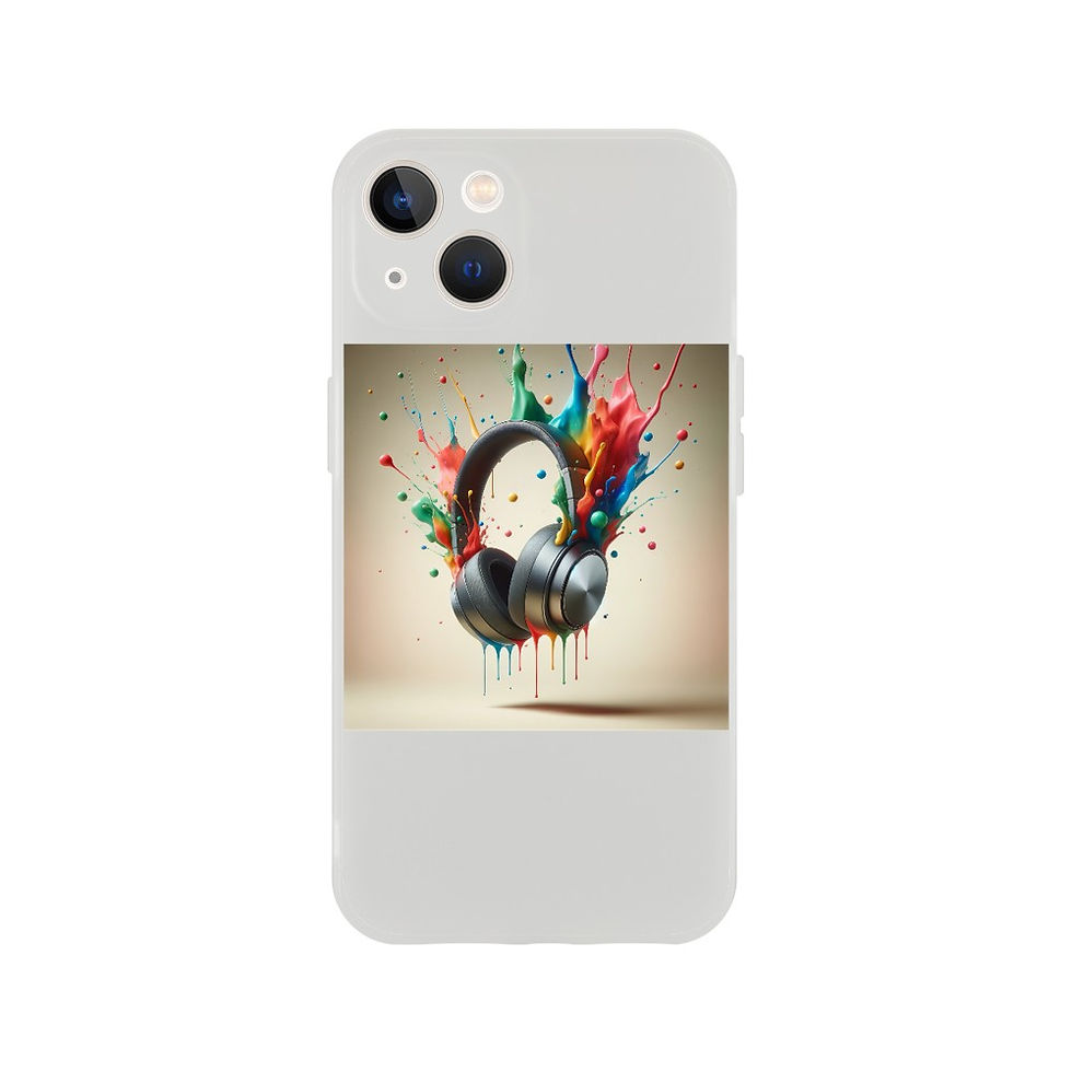Thumbnail: Headphones full of colours V2 - Flexi case