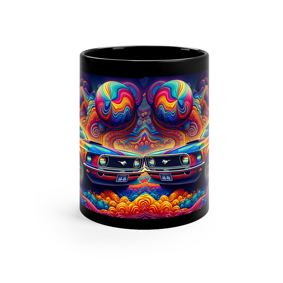 Thumbnail: Mustang 1969 11oz Black Mug