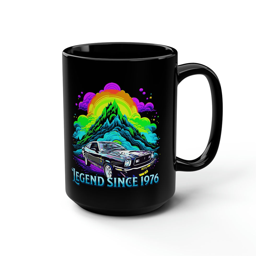 Thumbnail: Legend Since 1976 Black Mug, 15oz