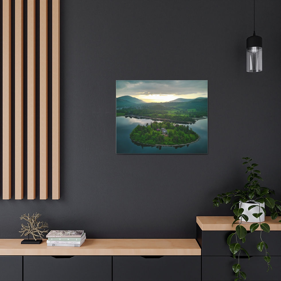 Thumbnail: Lake Distric Satin Canvas, Stretched