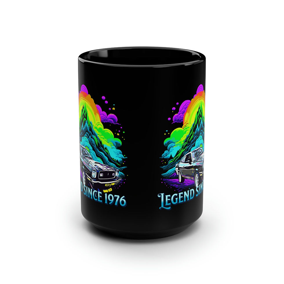Thumbnail: Legend Since 1976 Black Mug, 15oz