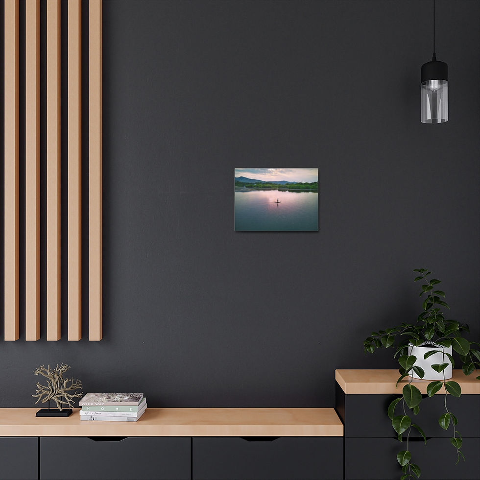 Thumbnail: Lake District Paddle Board Satin Canvas, Stretched