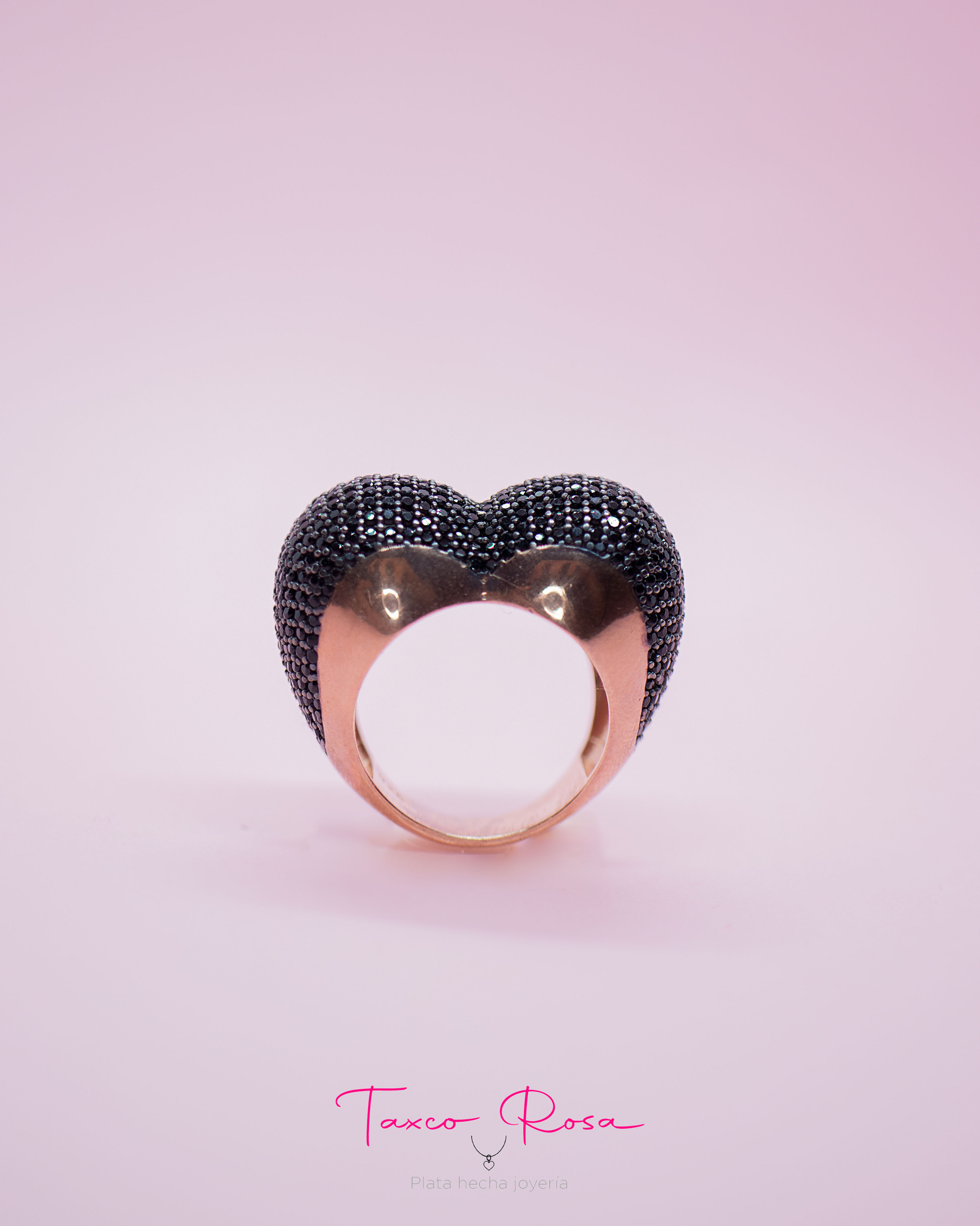 Anillo en forma de corazón