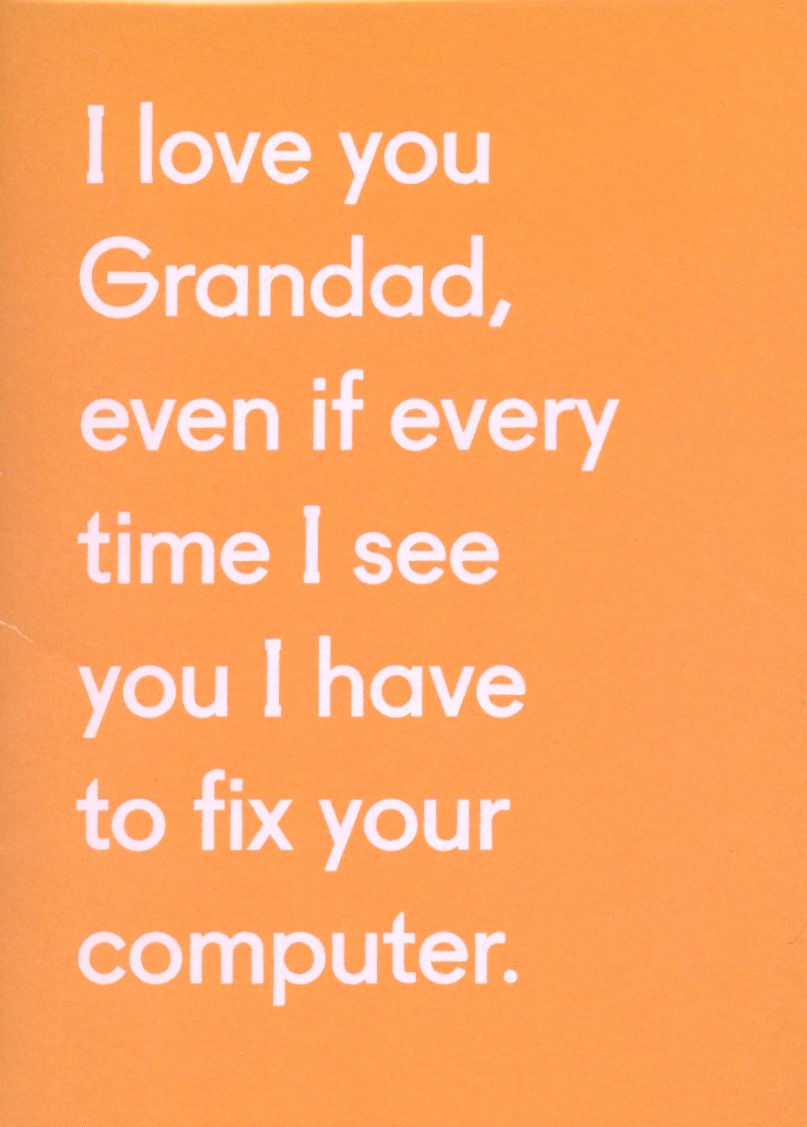 Grandad, I Love you...