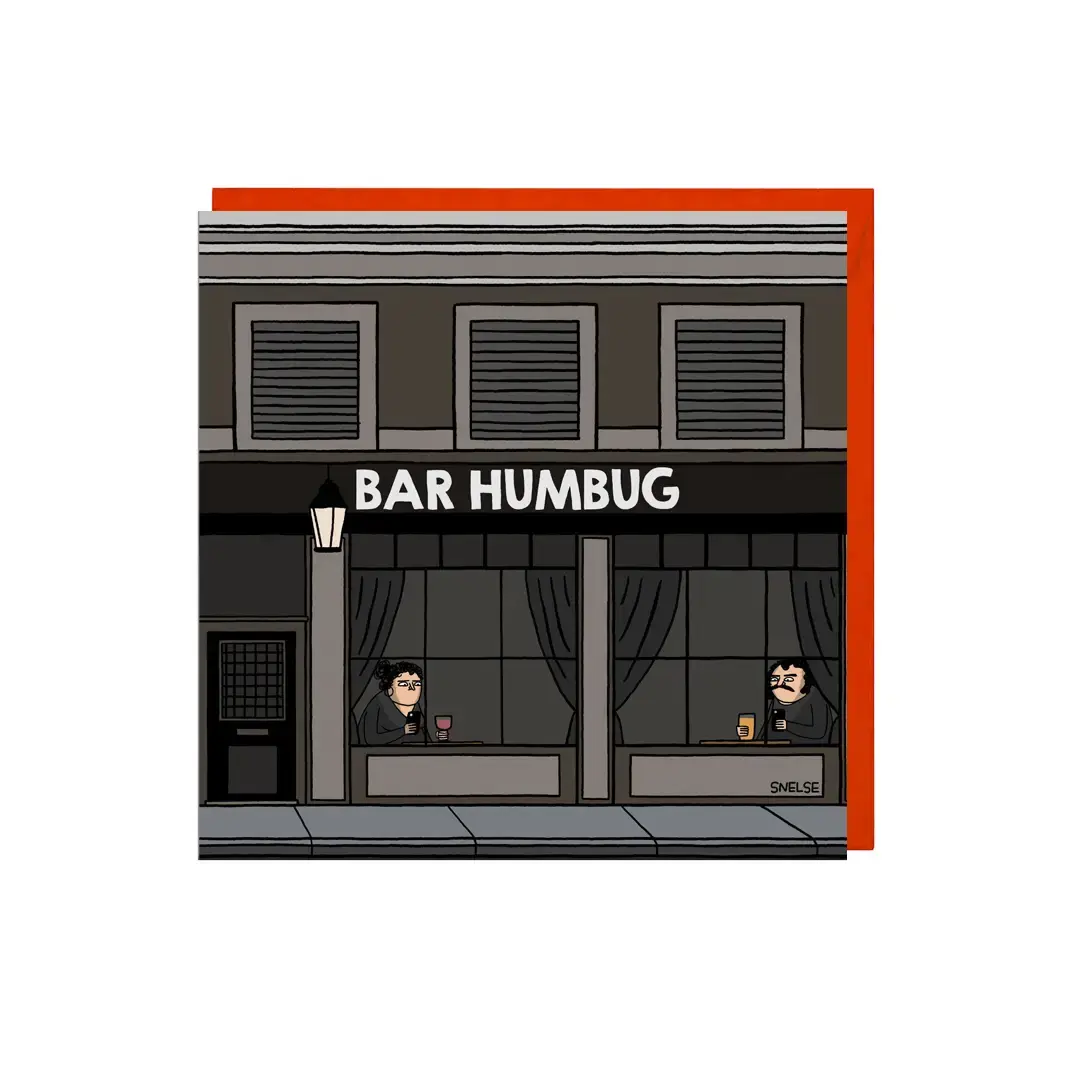 Bar Humbug Christmas Card
