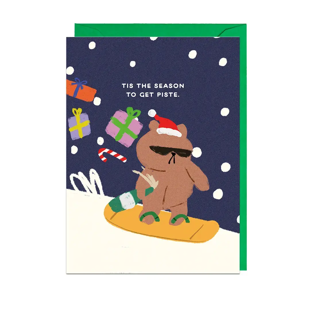Get Piste Christmas Card