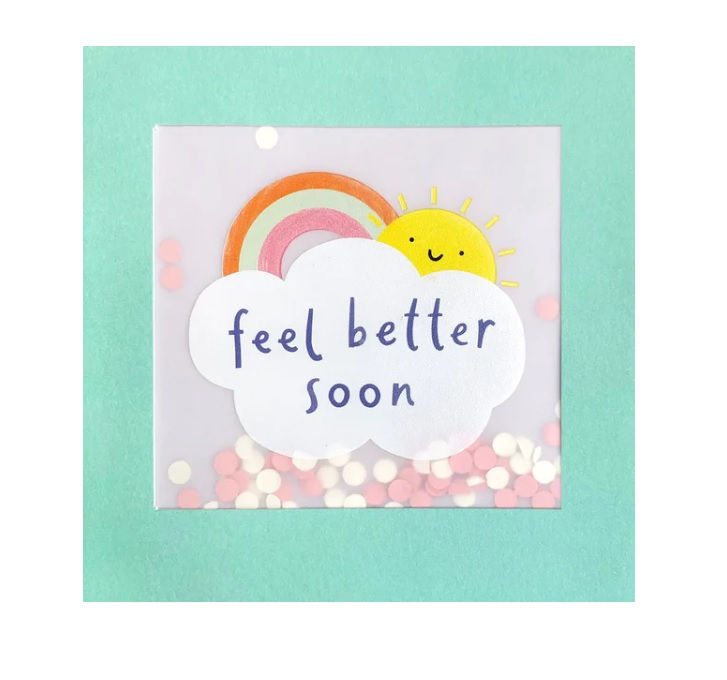 Feel Better Soon Confetti Card