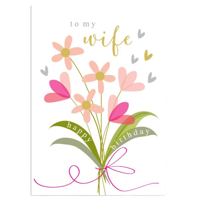 Happy Birthday Wife Card
