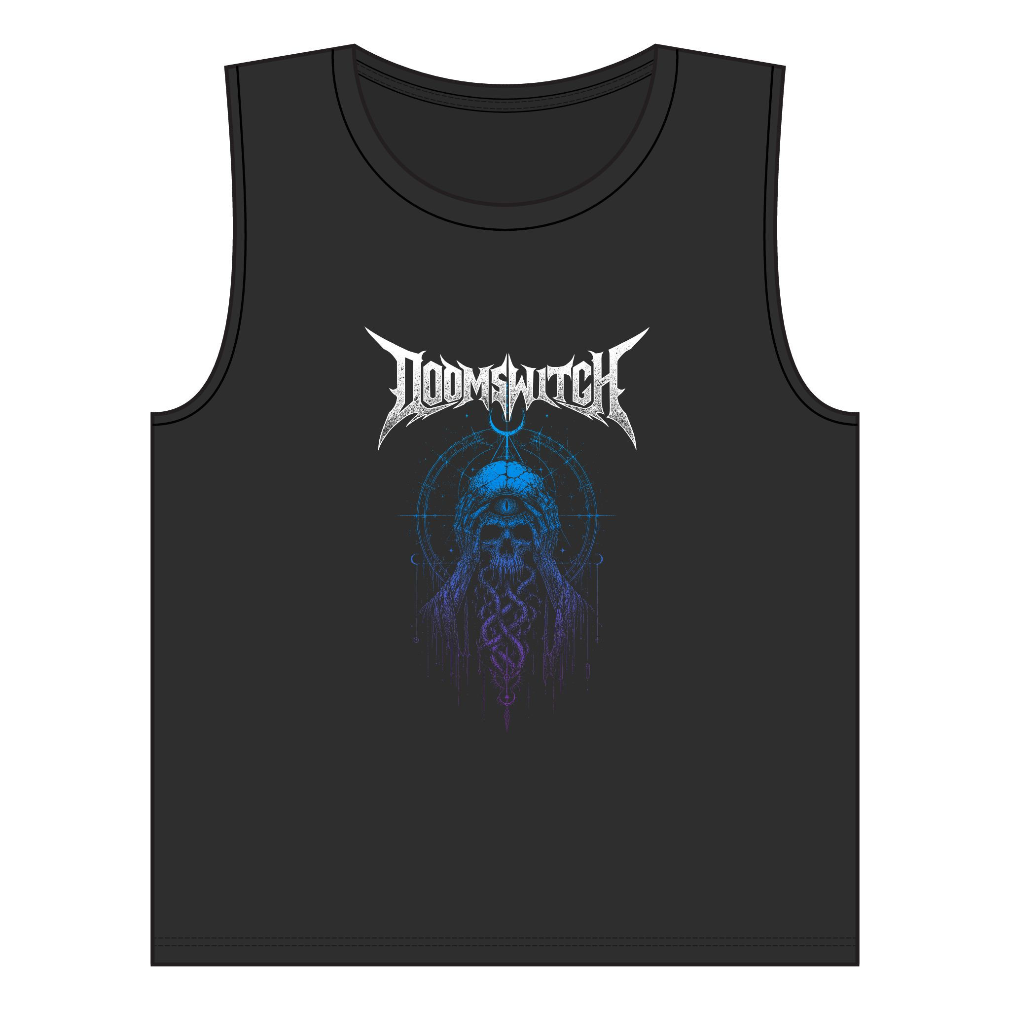 Skull women's jersey muscle tank