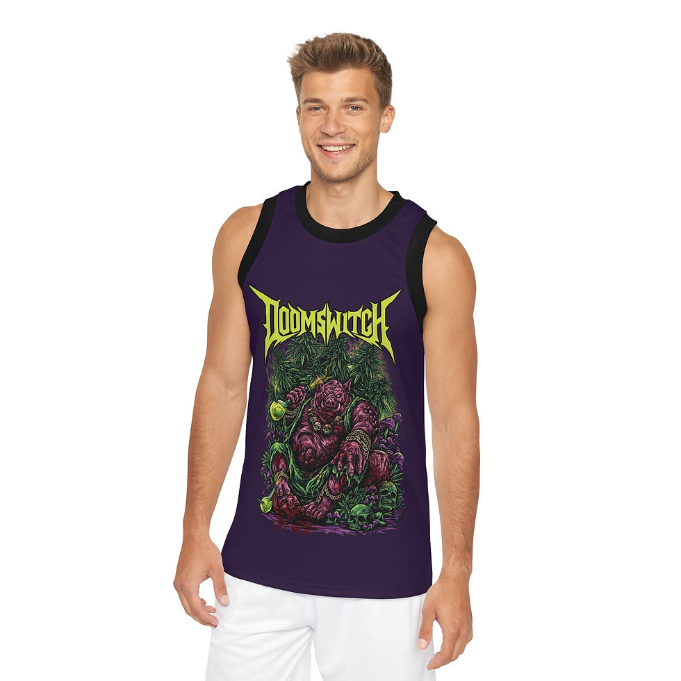 Thumbnail: Anathema - Nuclear 420 basketball jersey