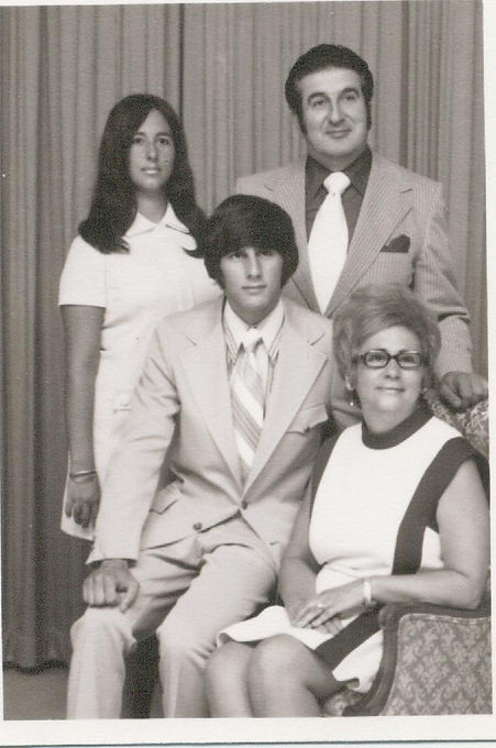 The Deeb Family: 1975 Donna Deeb, Ted Deeb, SK Deeb, Ellen Deeb