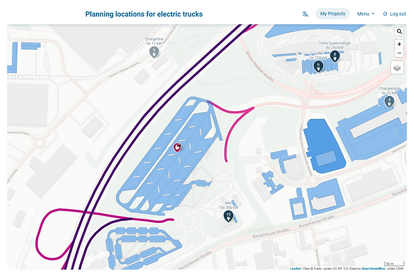 Strategically plan charging sites for electric trucks Europe-wide forecasts for energy consumption with CCS and MCS chargers through 2035