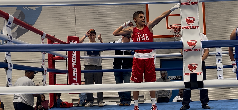 coach al boxer wins 2026 JR Olympic Championships
