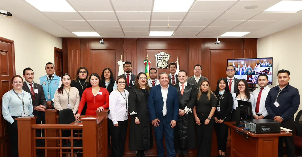 Cercanía con servidores judicialespermite detectar las áreas de oportunidad en la impartición de justicia:Macedo