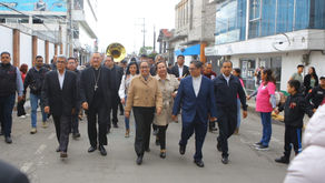 Visita Ecatepec Joseph Spiteri, Nuncio Apostólico en México