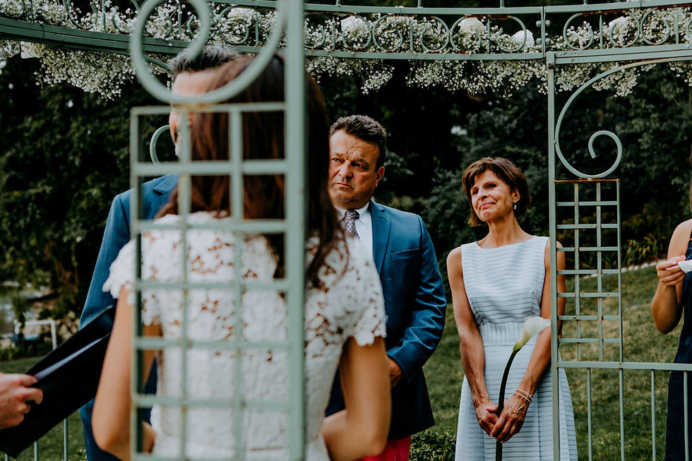 home elopement photo by Little Blue Bird Photography | wedding photographer in West Bloomfield, Michigan