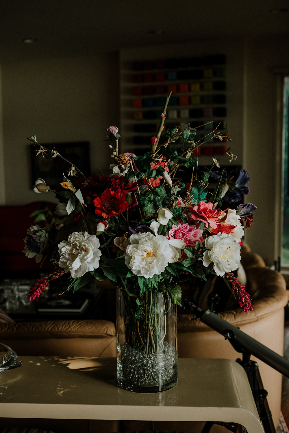 home elopement photo by Little Blue Bird Photography | wedding photographer in West Bloomfield, Michigan