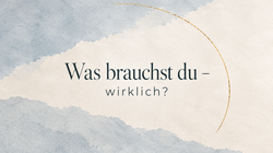 — ♡ — Von Ich muss zu Ich darf