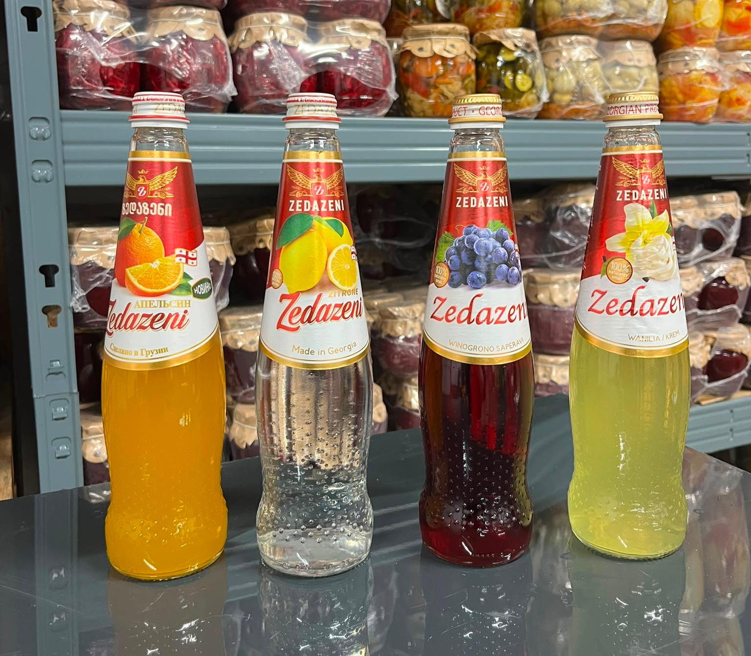 Lemoniady Zedazeni z Gruzji w różnych smakach