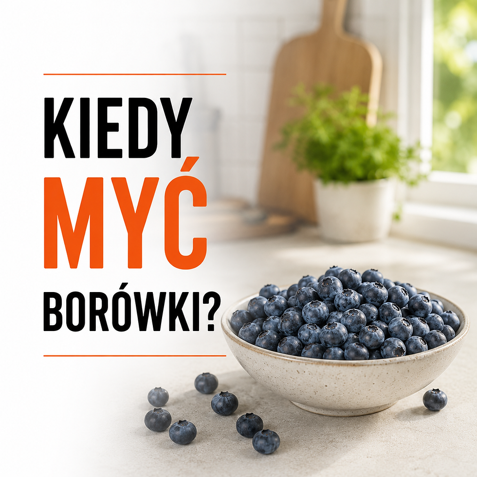 Czy myć borówki przed lodówką