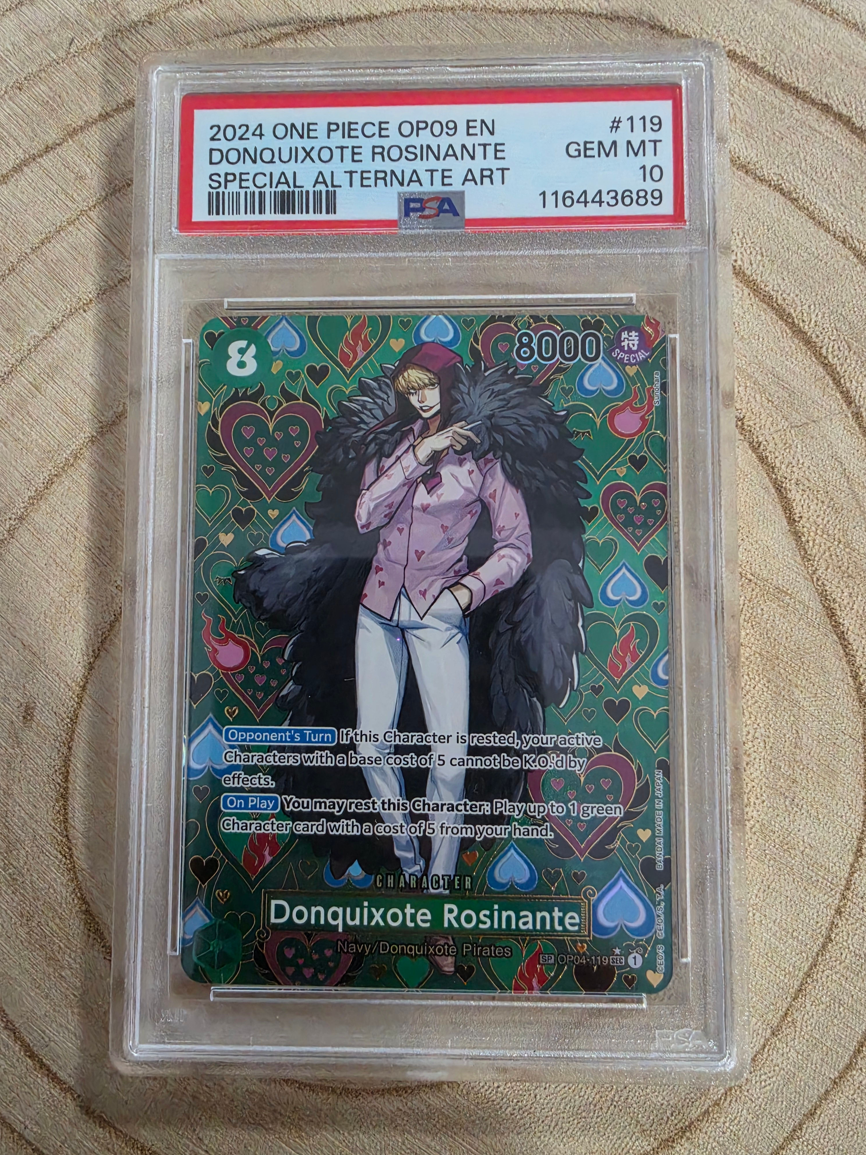 Donquixote Rosinante SP [OP04-119] PSA 10