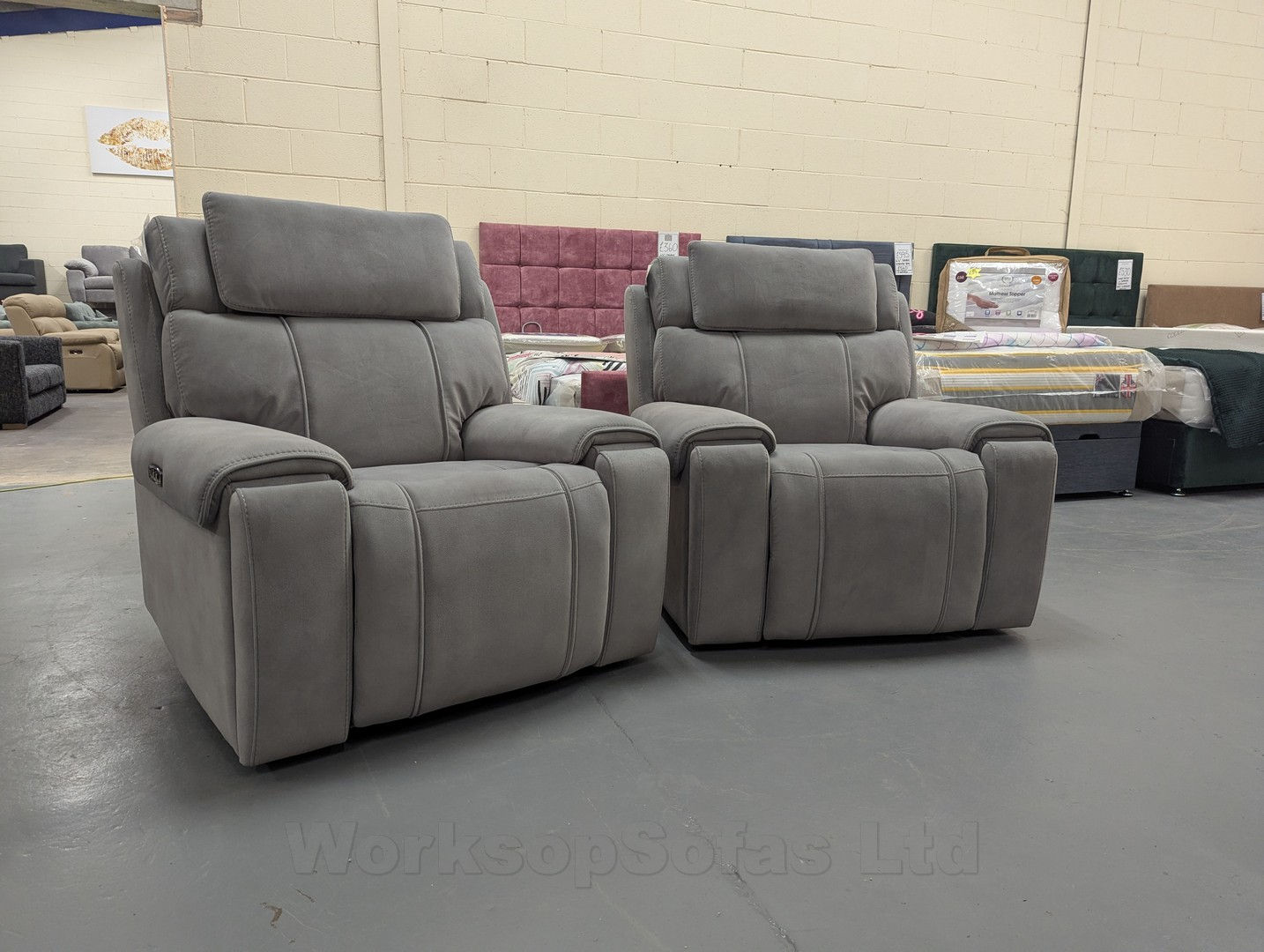 'Hollywood' Power Reclining Armchair (Each)