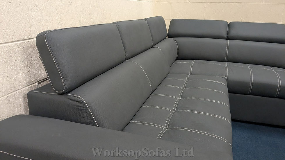 Thumbnail: 'Nevada' Corner Sofabed In Grey Right Hand