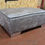 Thumbnail: Large Grey Velvet Footstool