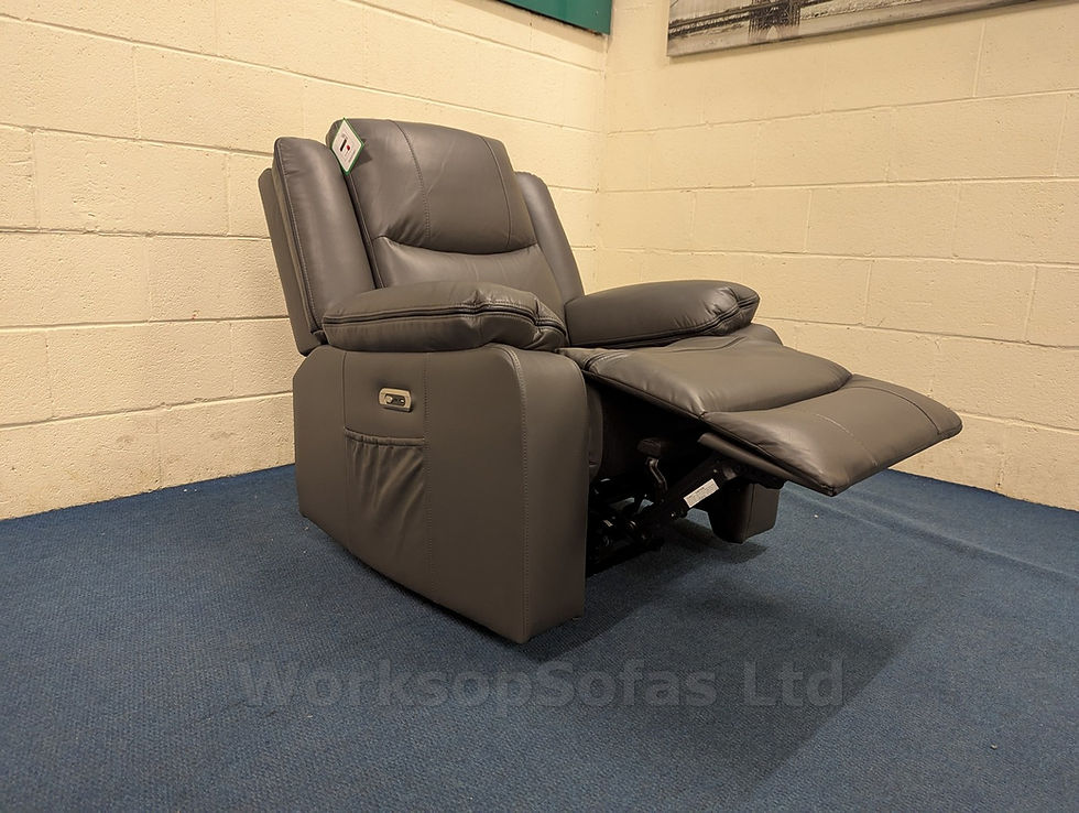 Thumbnail: 'Harald' Grey Power Reclining Armchair