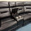 Thumbnail: 'Poppy' Black Recliner Corner Sofa
