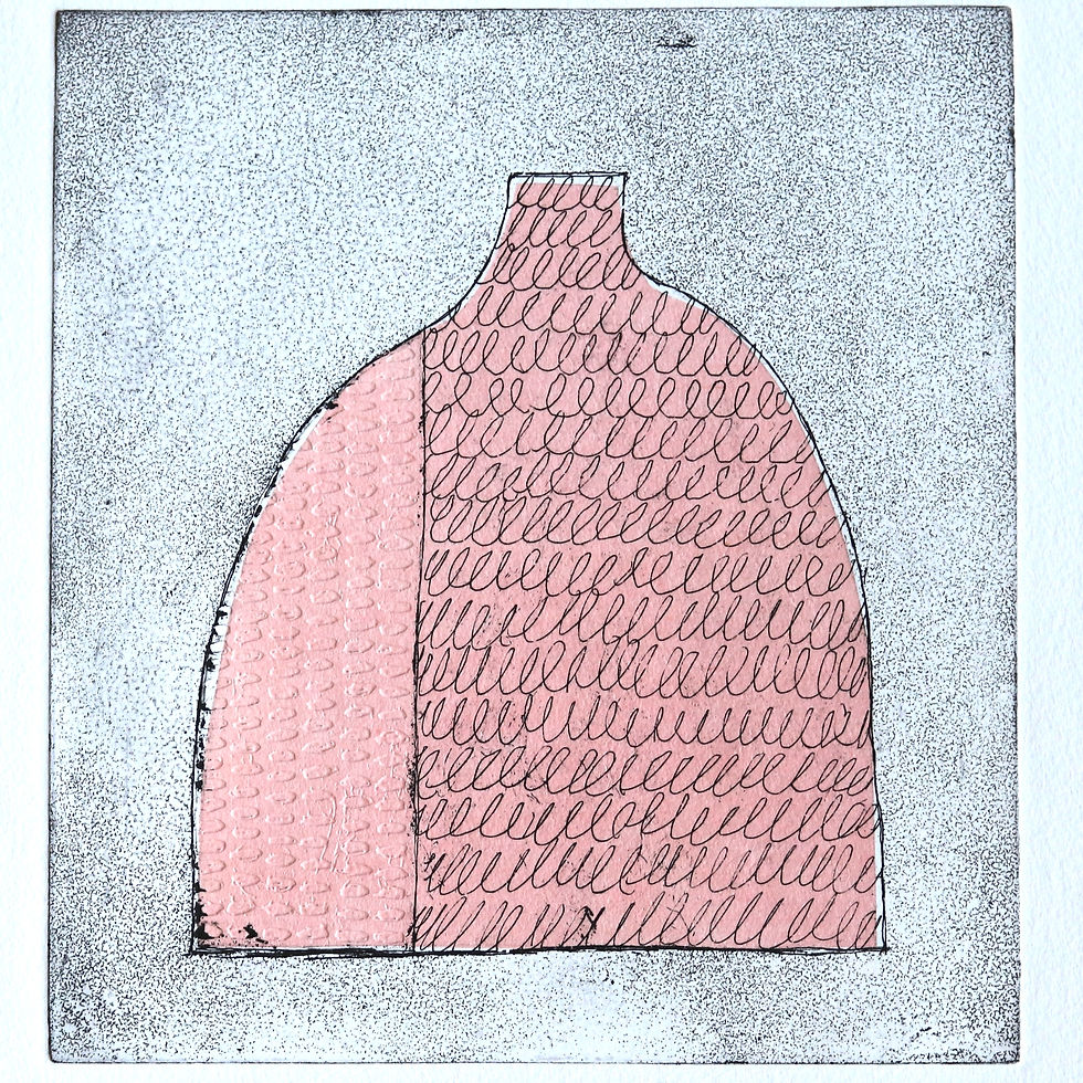 Thumbnail: Original Print - Conversation #2 (pink)